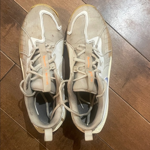 Nike Gt Cut 3 Men's Athletic Shoes - Cream and Orange - Picture 3 of 5